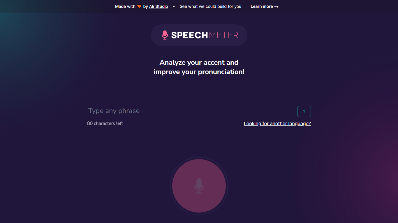 Speech Meter 