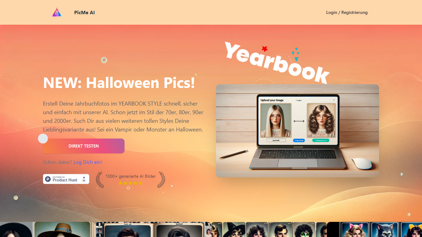 PicMe AI Sofortbilder