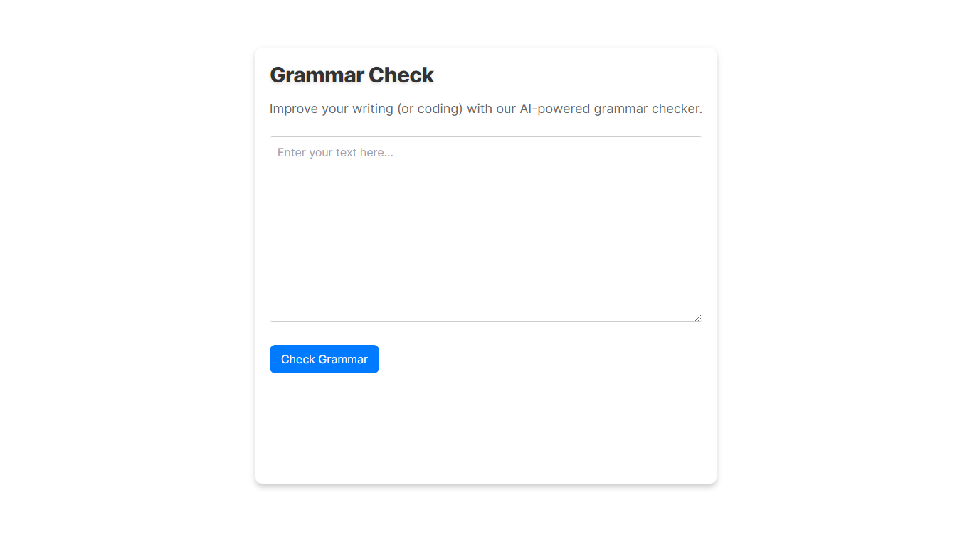 Check Grammar