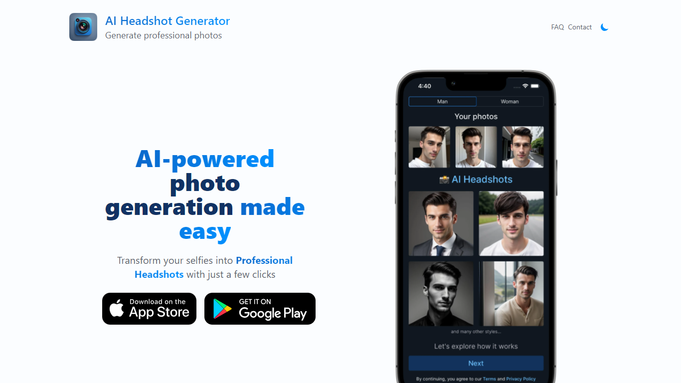 AI Headshot Generator  - AI Headshots Generator}