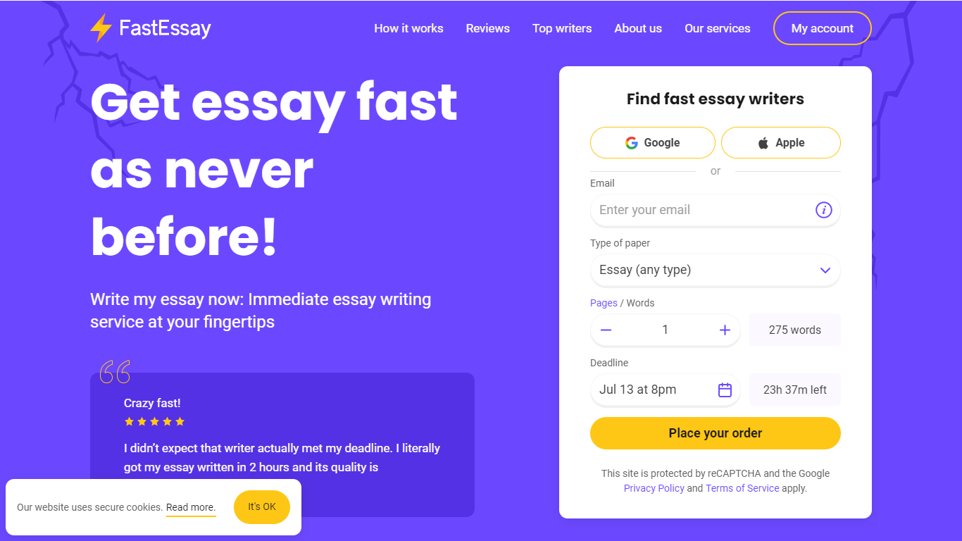 Fast Essay