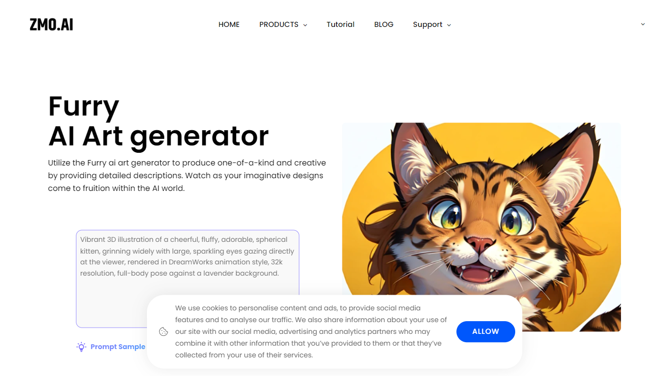 AI Furry Generator - ZMO.AI