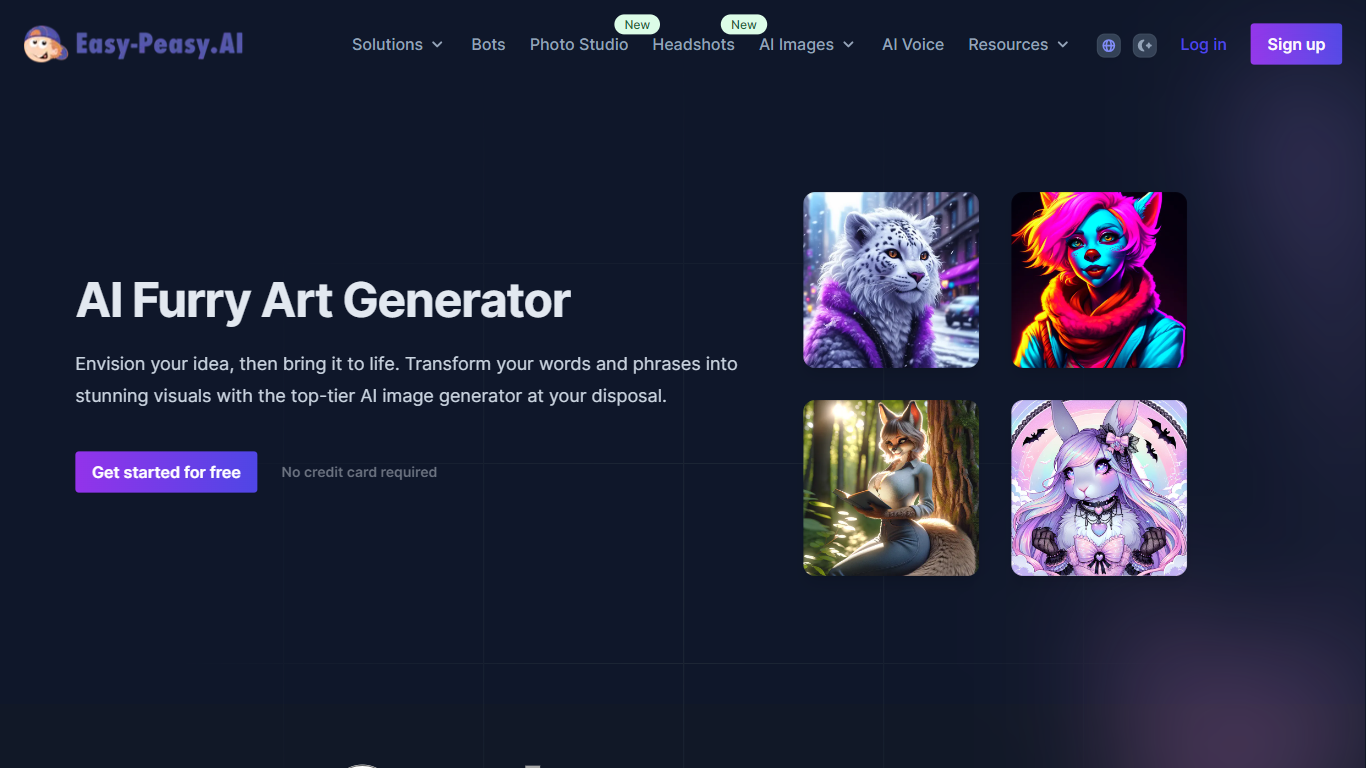 AI Furry Art Generator - Easy-Peasy.AI