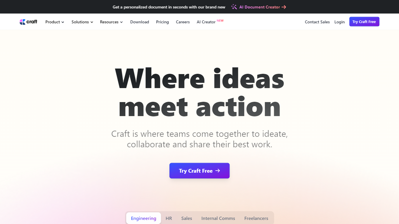 Craft – The Future of Documents