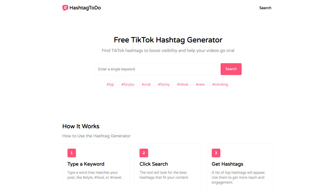 TikTok Hashtag Generator