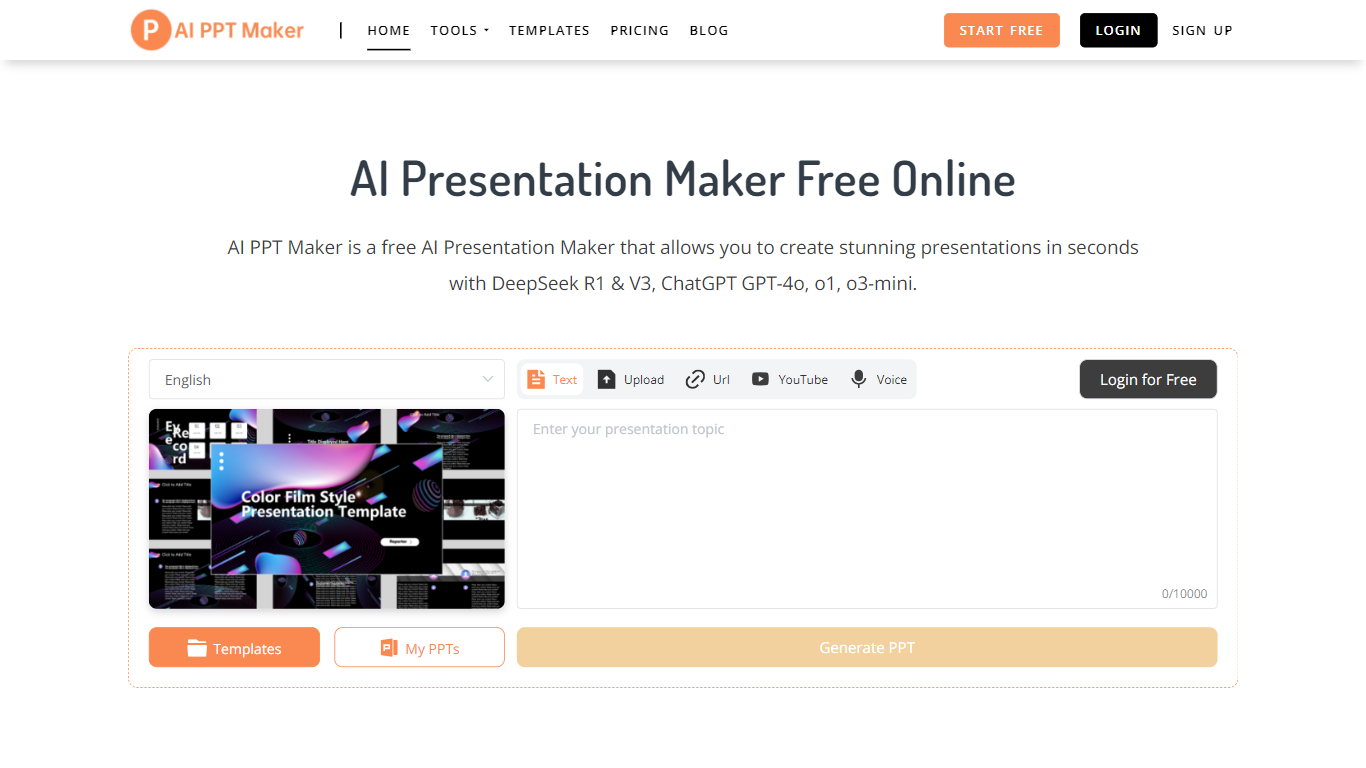 AI PPT Maker