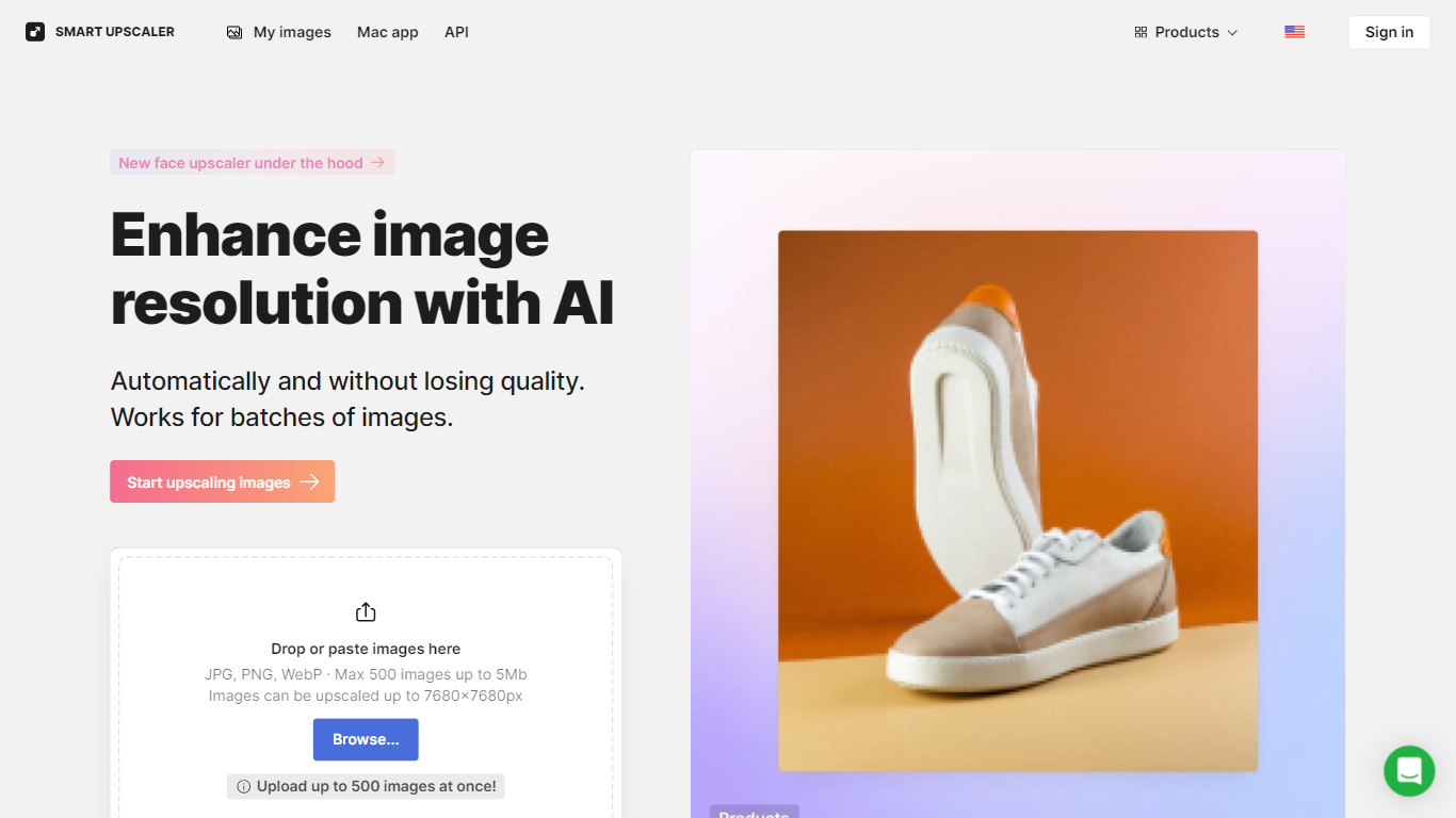AI Image Upscaler - Icons8