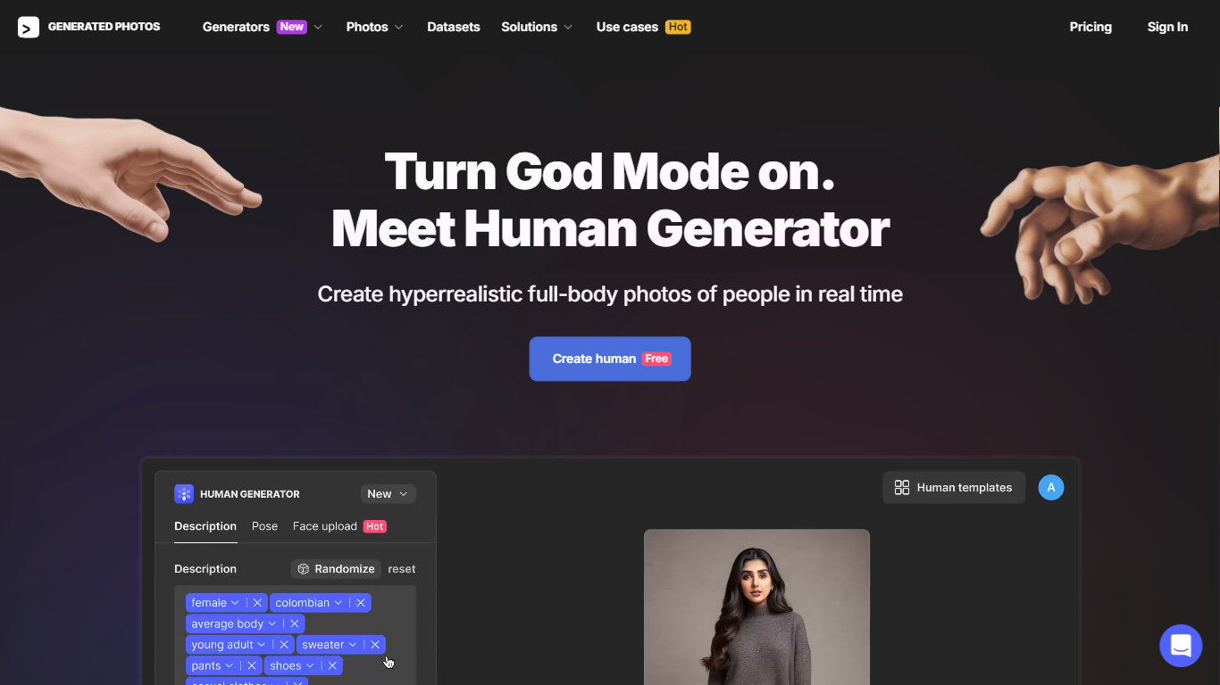 AI Human Generator