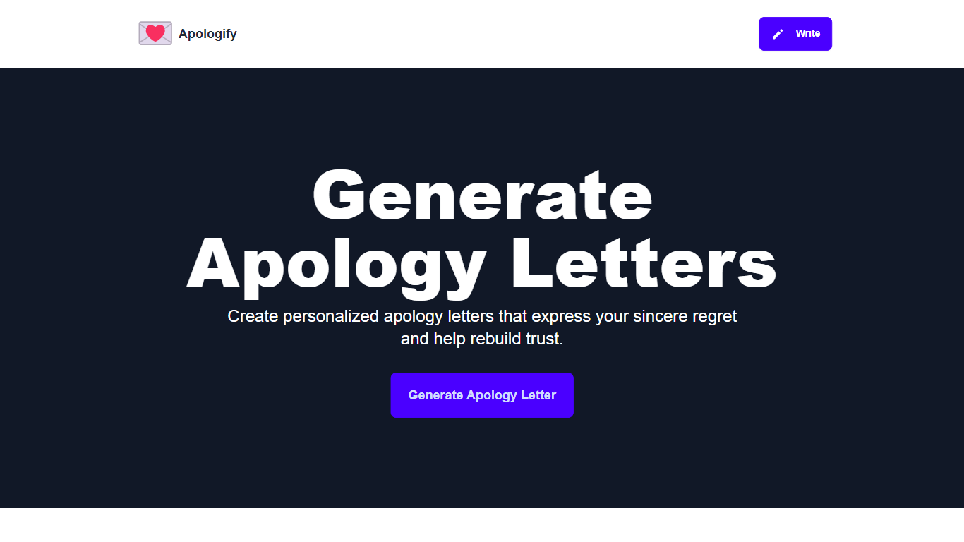 Apology
