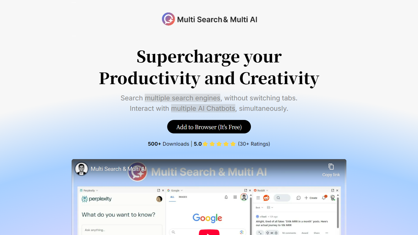 Multi Search & Multi AI