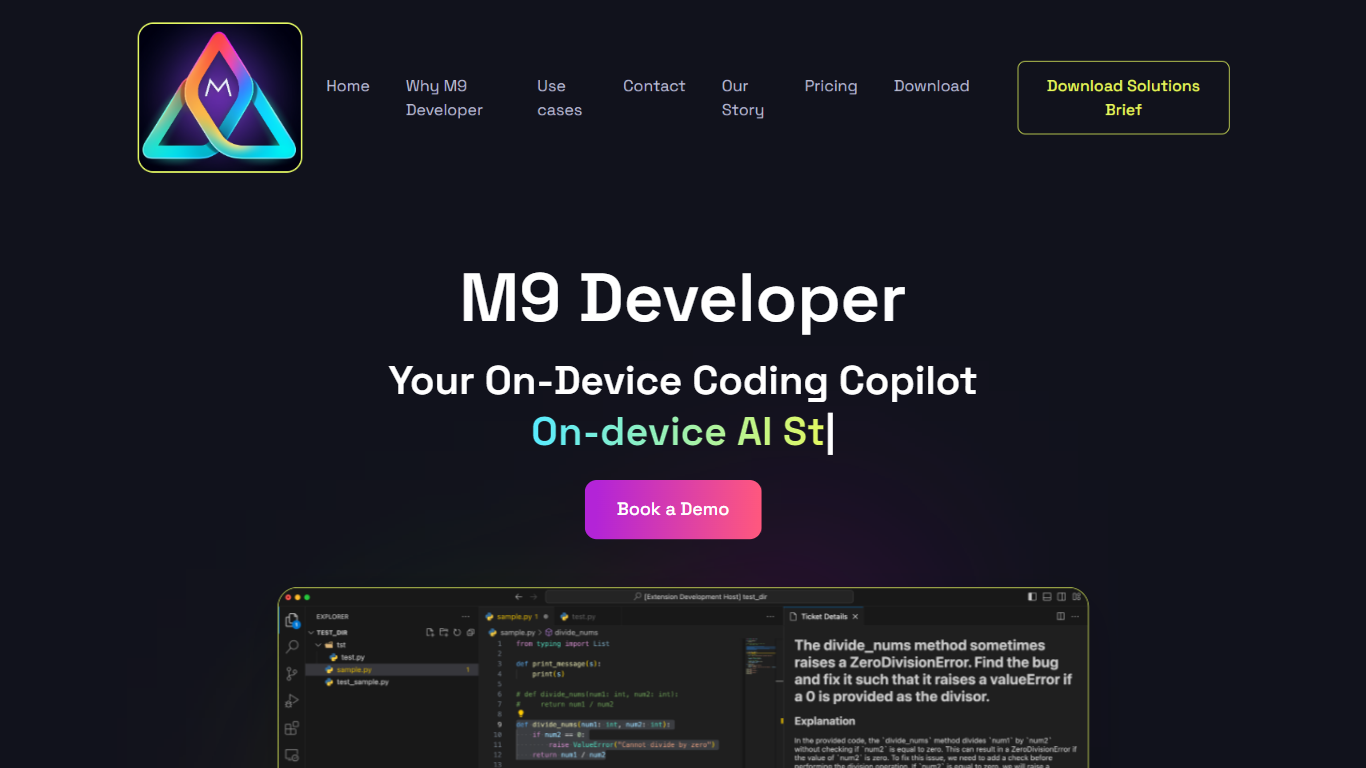 M9 Developer