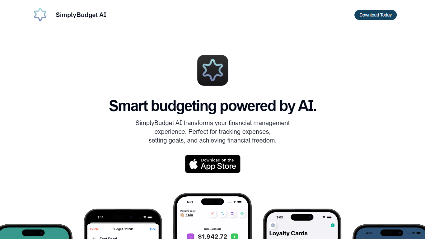 SimplyBudget AI