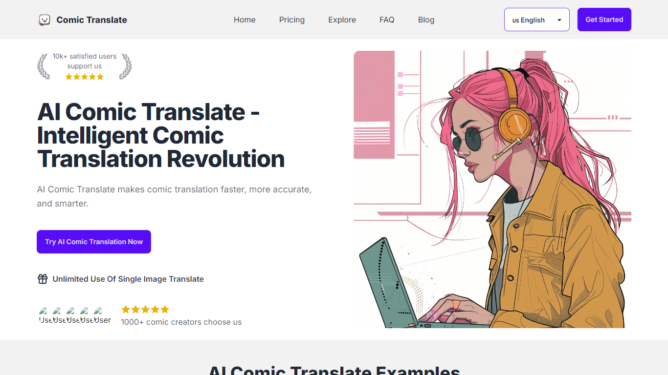 AI Comic Translate