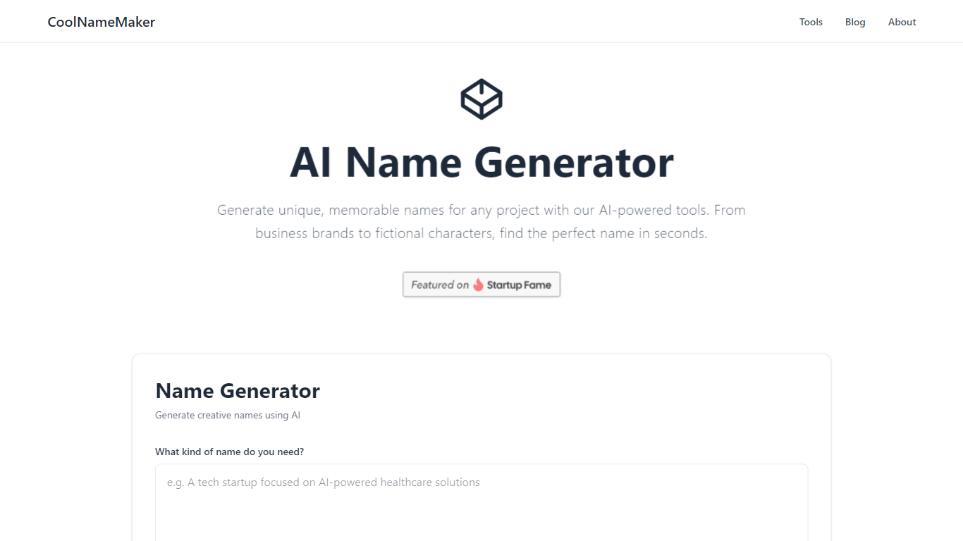 CoolNameMaker