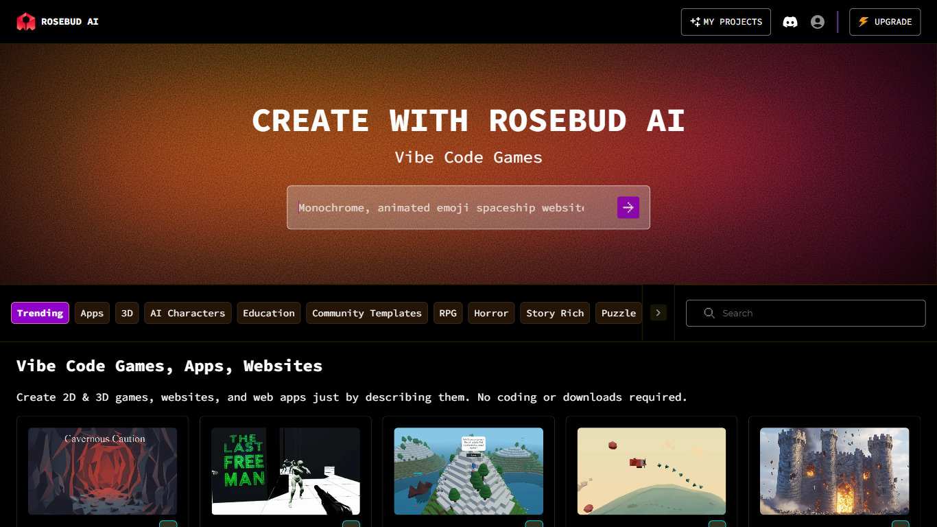 Rosebud AI 3D