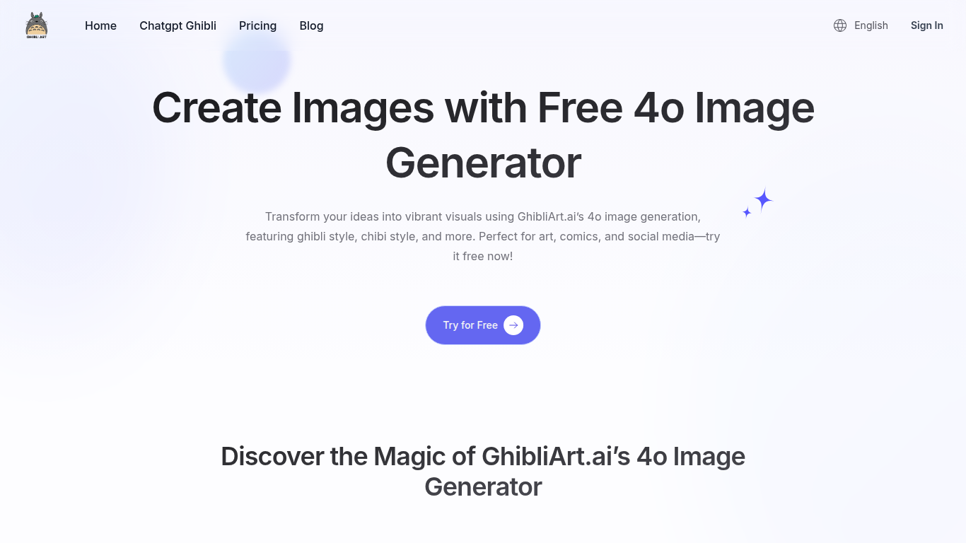 Ghibli Art AI Generator