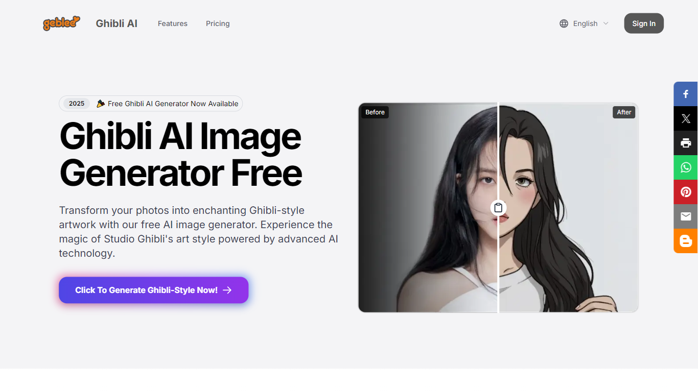 Ghibli AI Image Generator