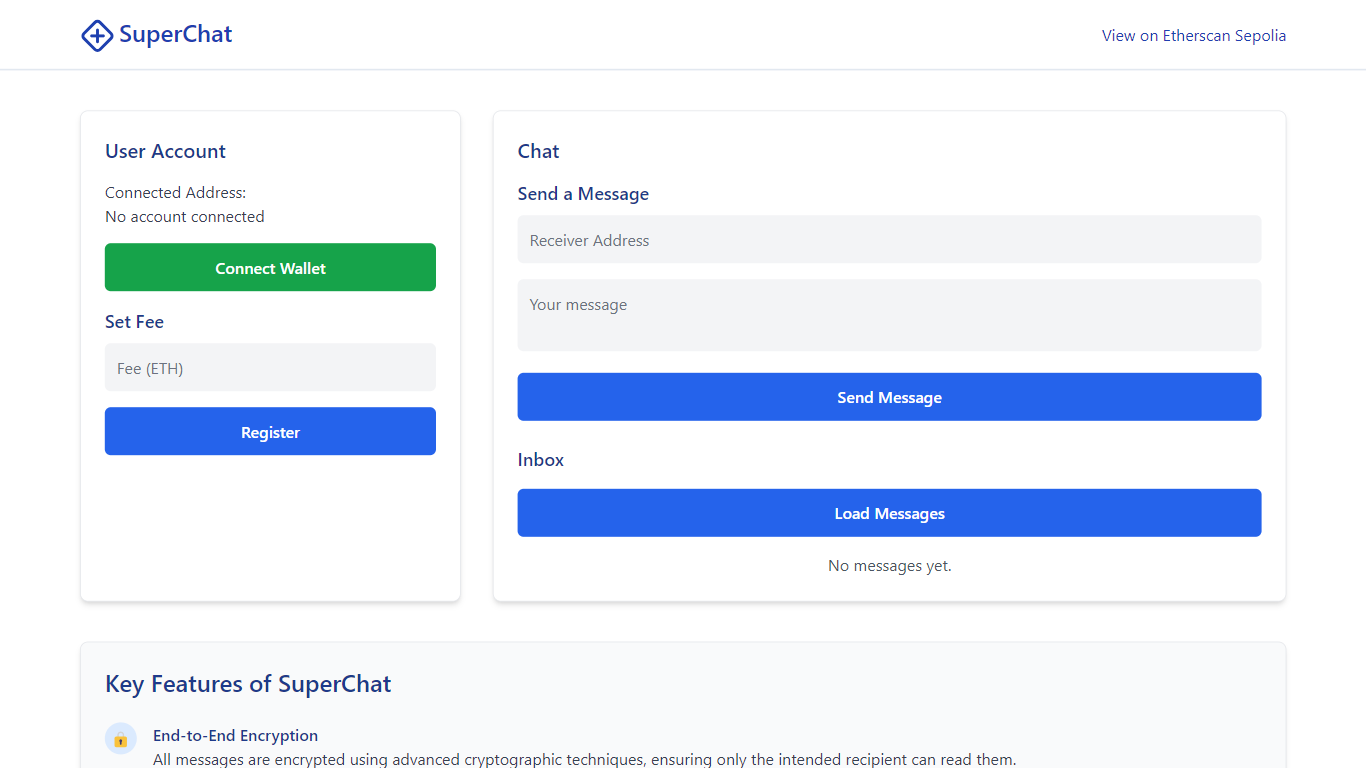 SuperChat DApp