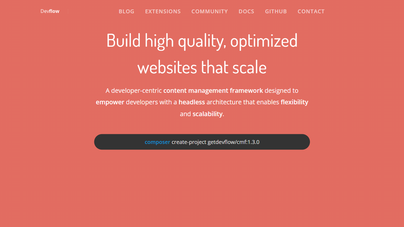 Devflow CMS