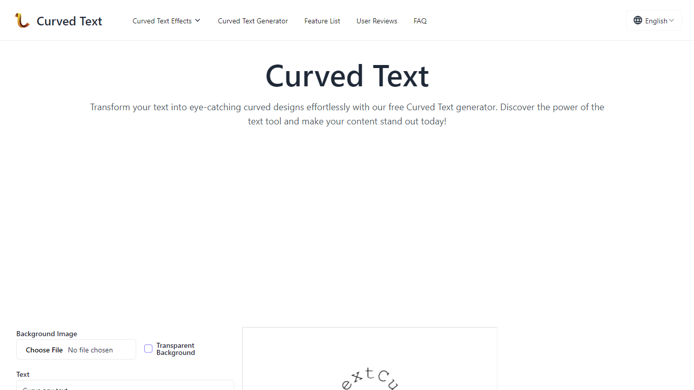 Curved Text