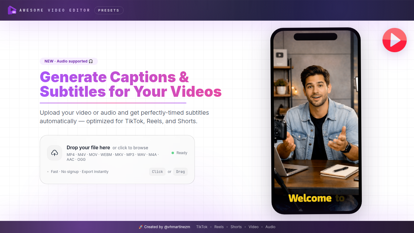 Awesome Video Editor