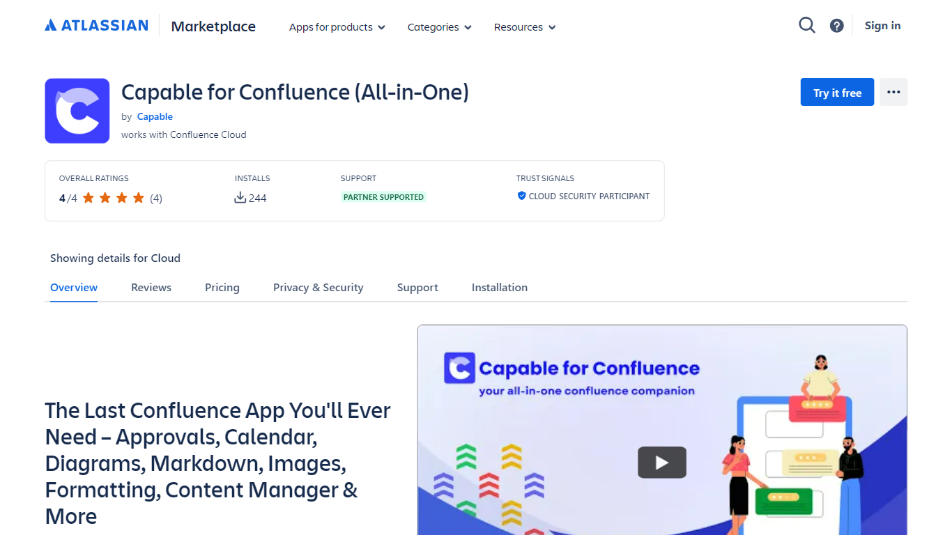 Capable for Confluence