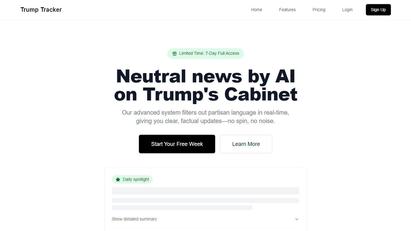 Trump Tracker
