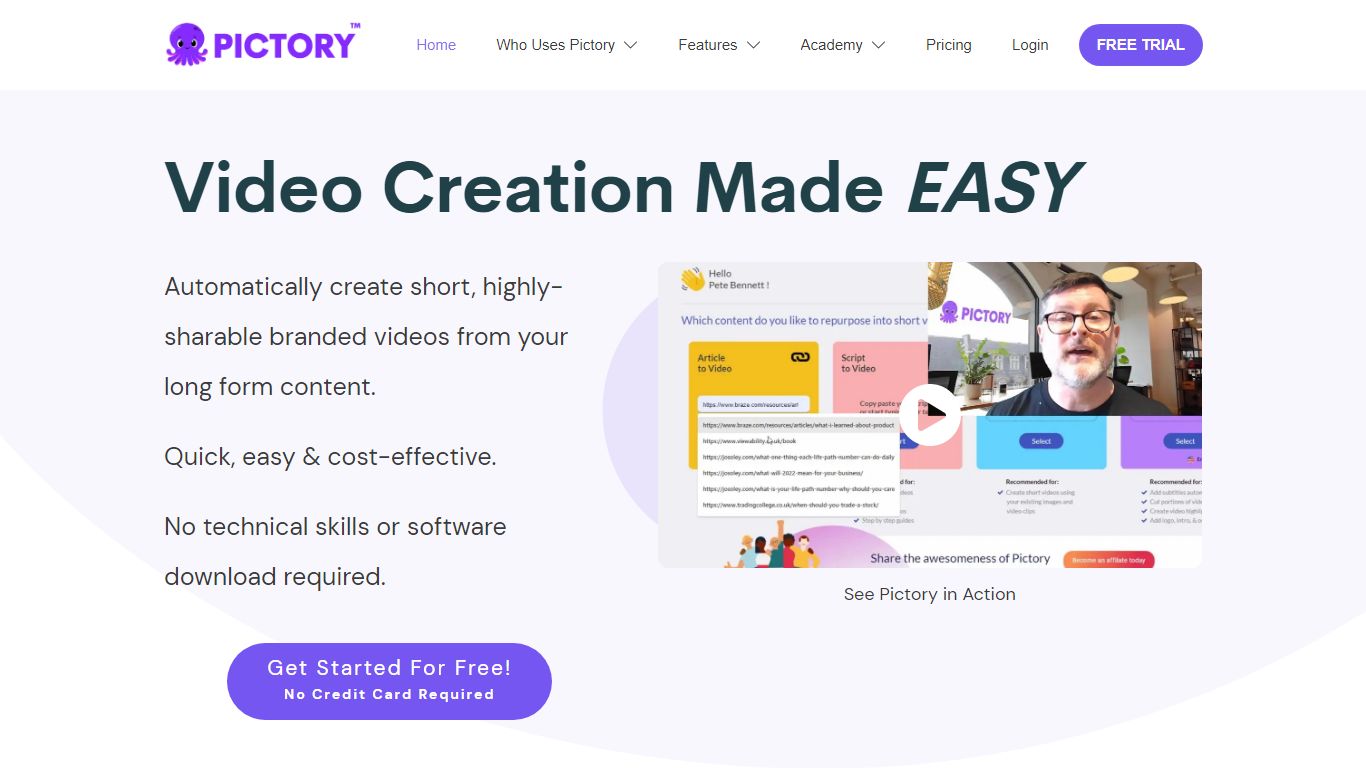 Pictory AI - AI Instagram Reels Creator}