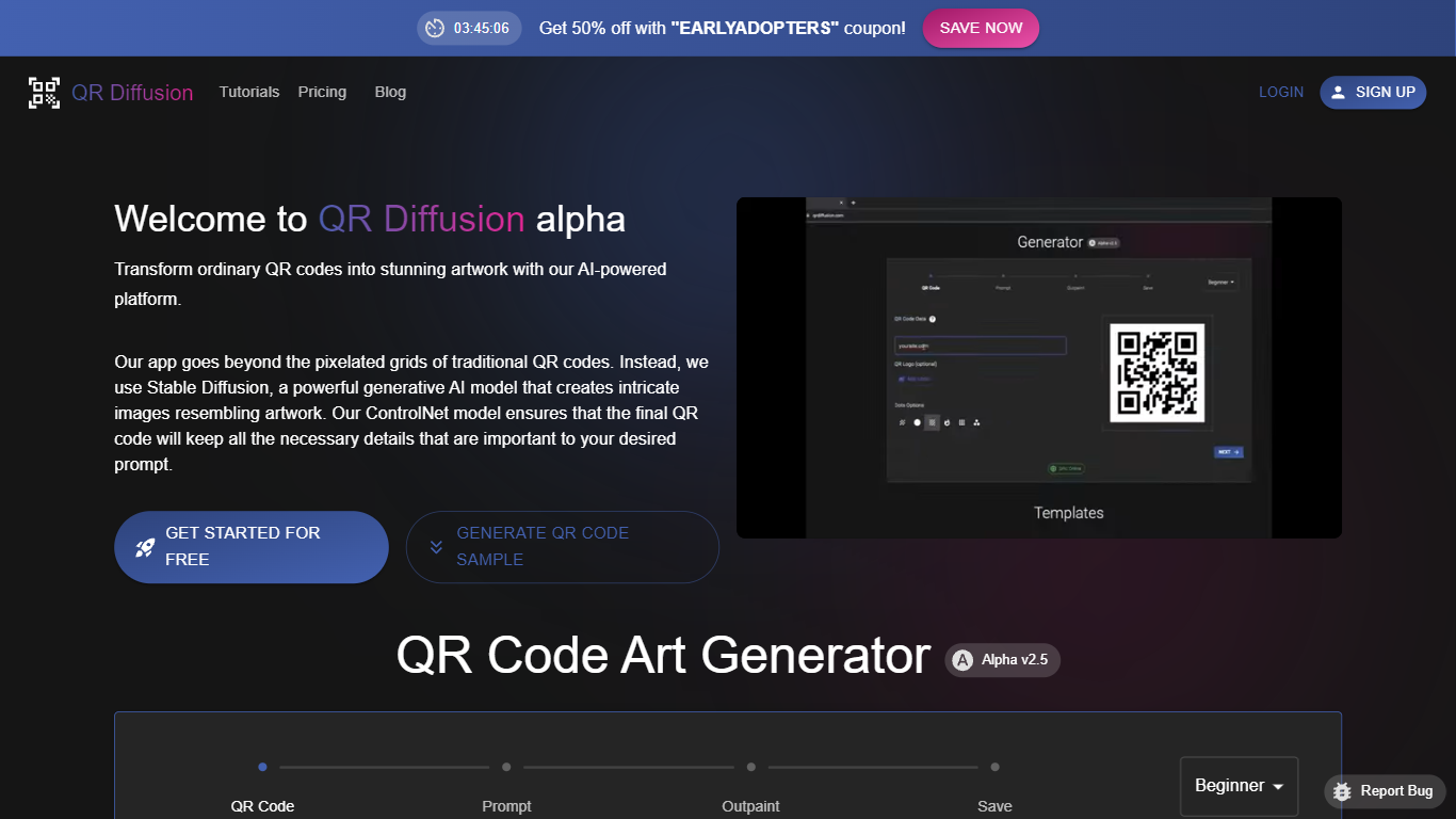 QR Diffusion