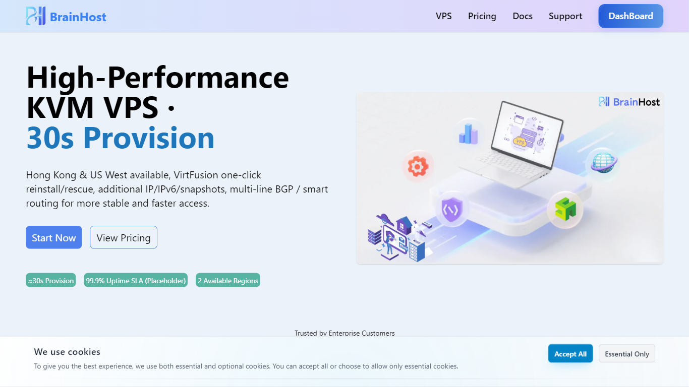 BrainHost VPS