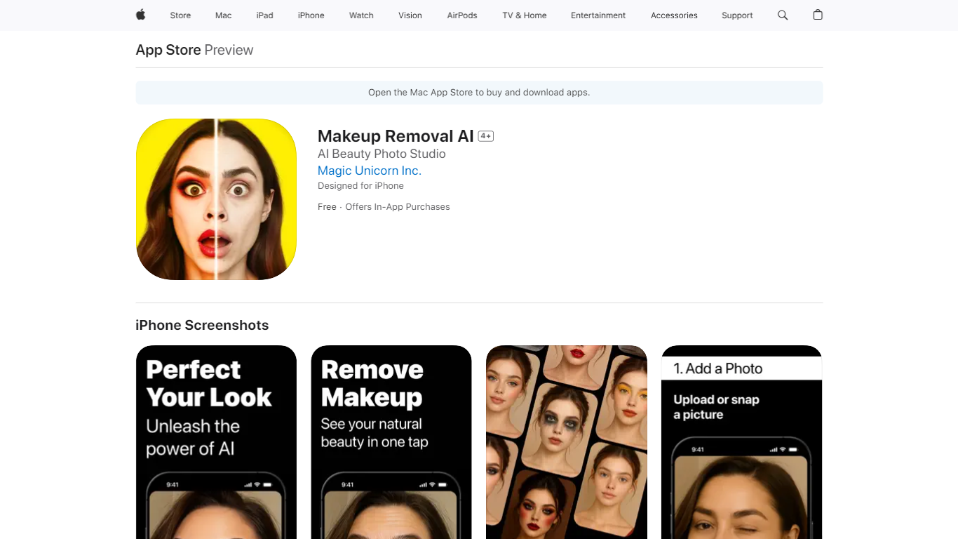 Makeup Removal AI - Makeup Removal}