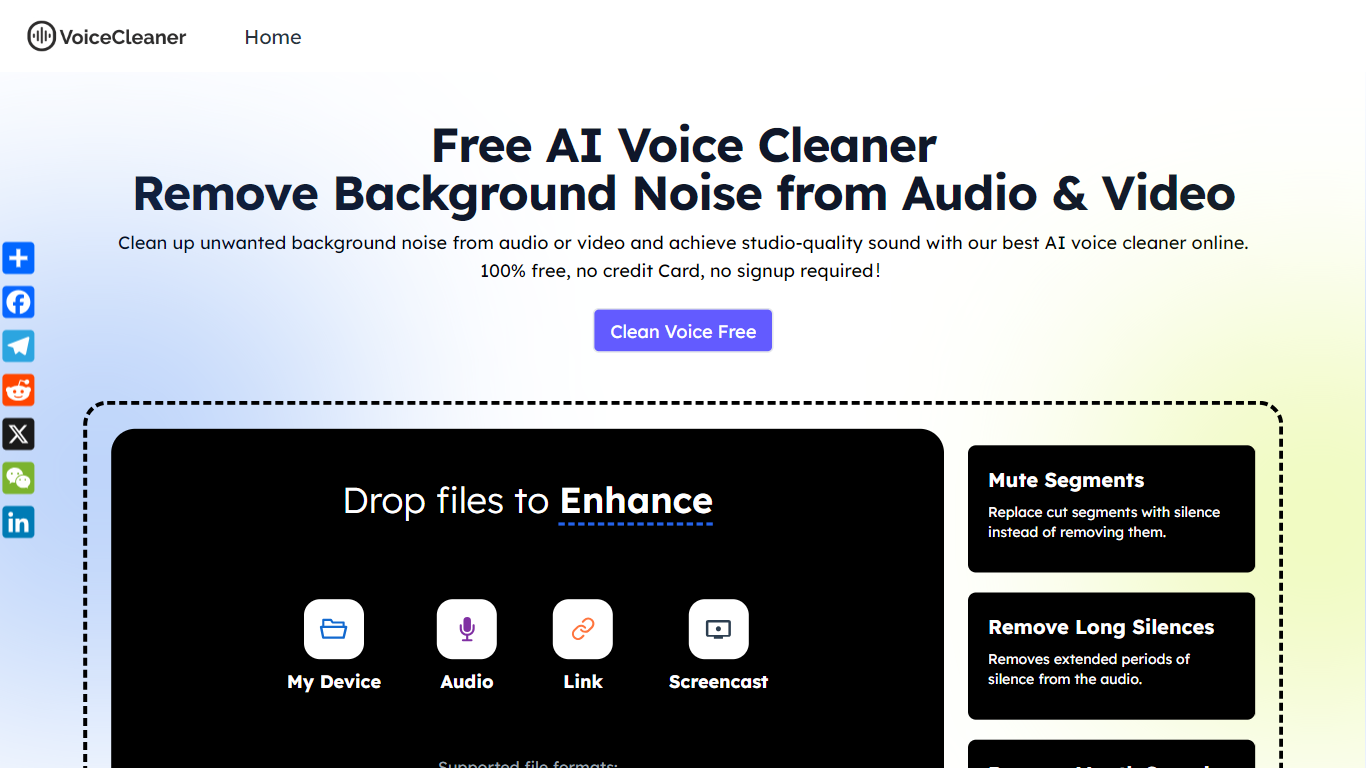 AI Voice Cleaner