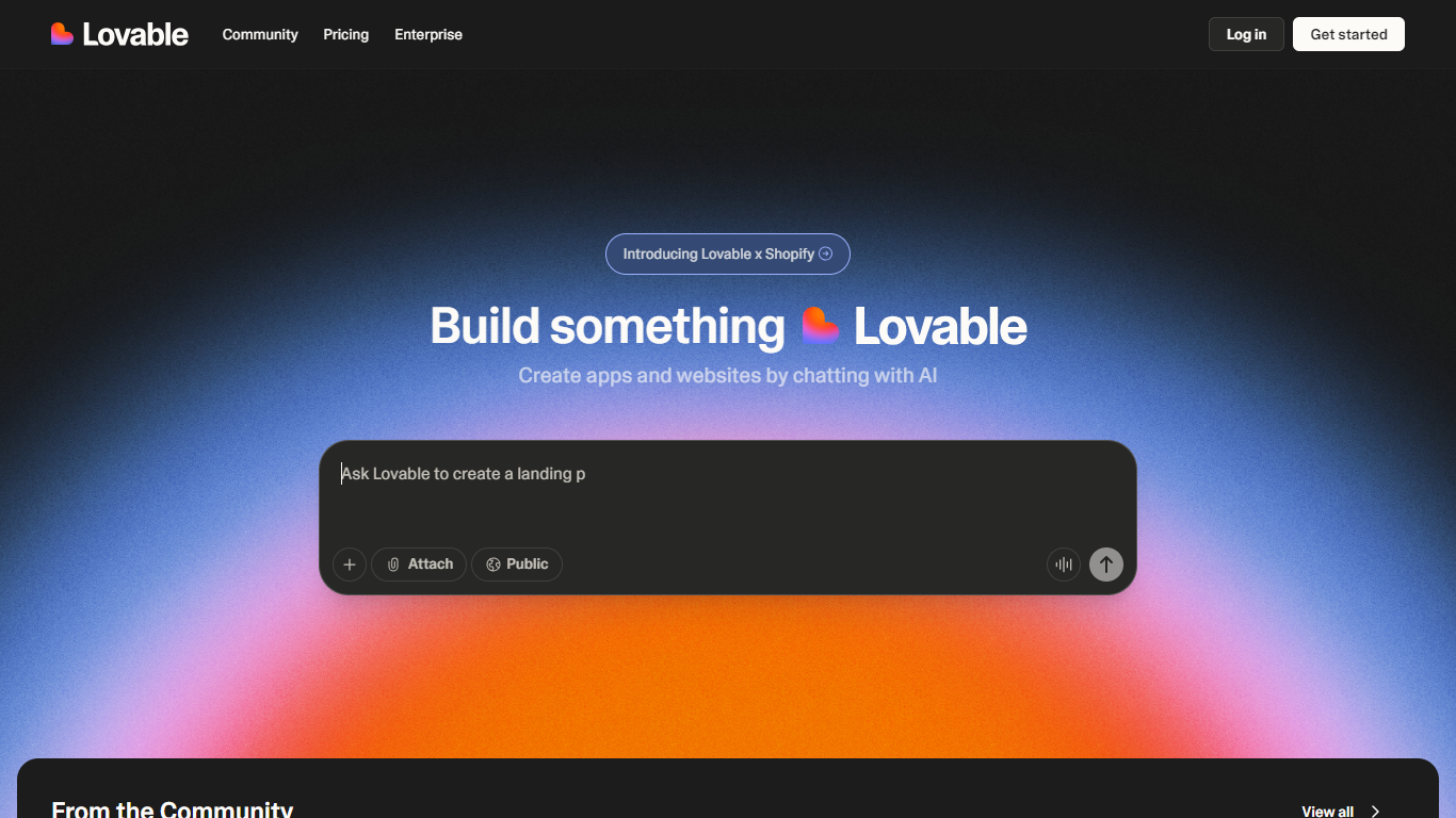 Lovable - Website Clone}