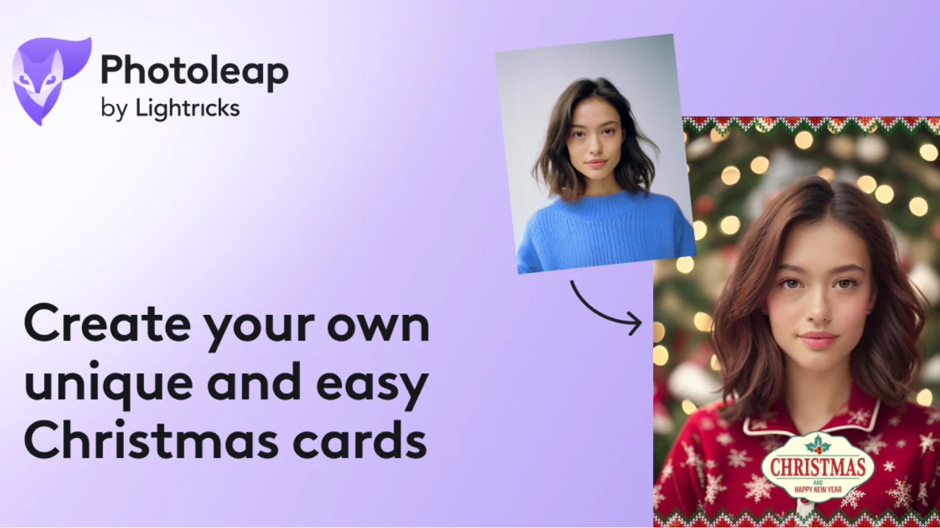 Photoleap Christmas Card Maker - AI Christmas}
