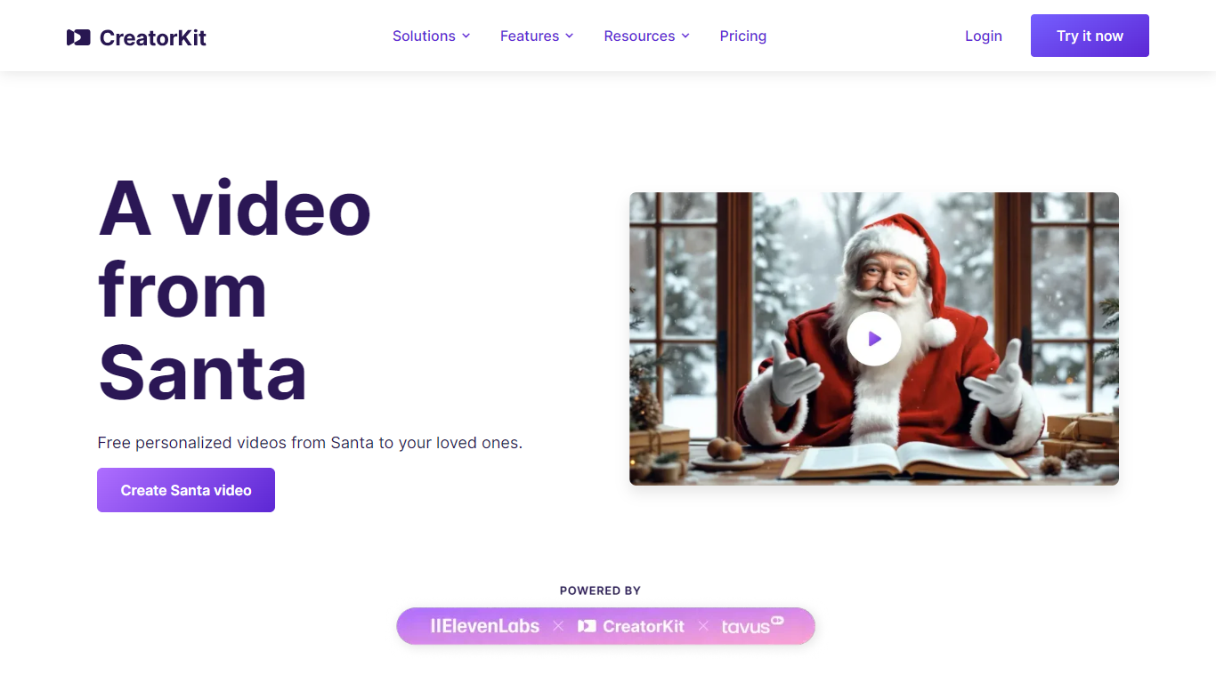 CreatorKit AI Santa Video