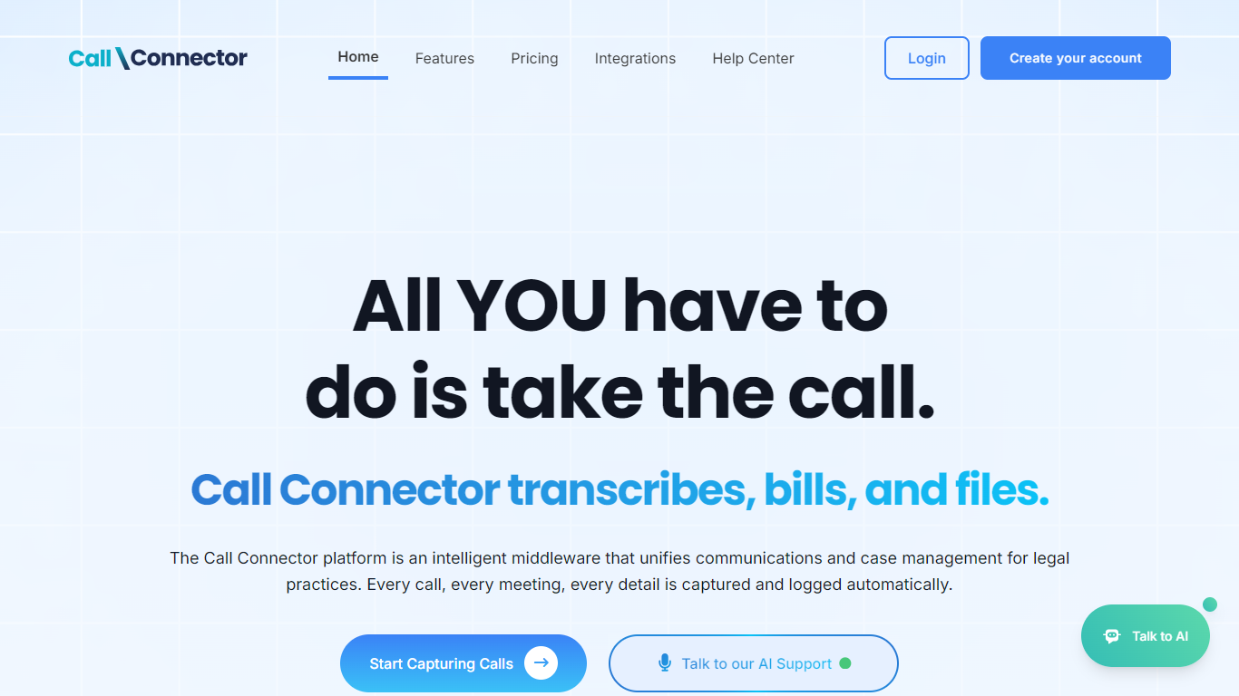 Call Connector AI by ion8 - AI Clio Integration}