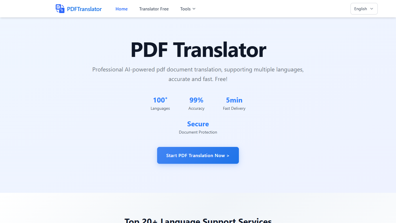 Free PDF Translator