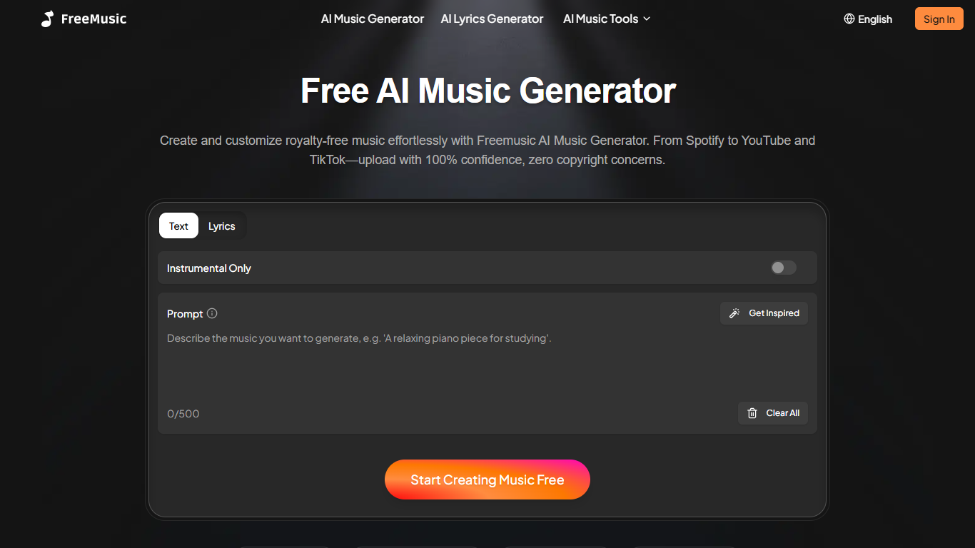 FreeMusic AI