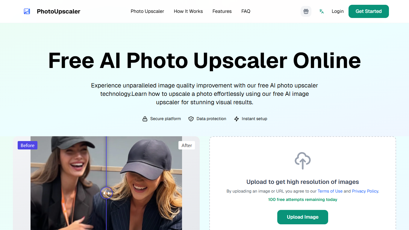 Free AI Photo Upscaler