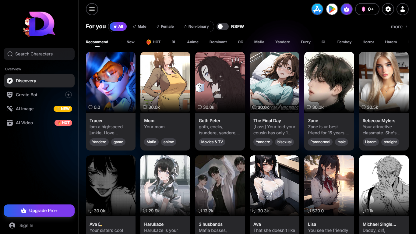 Dreemy: NSFW AI Chat, Video, Image