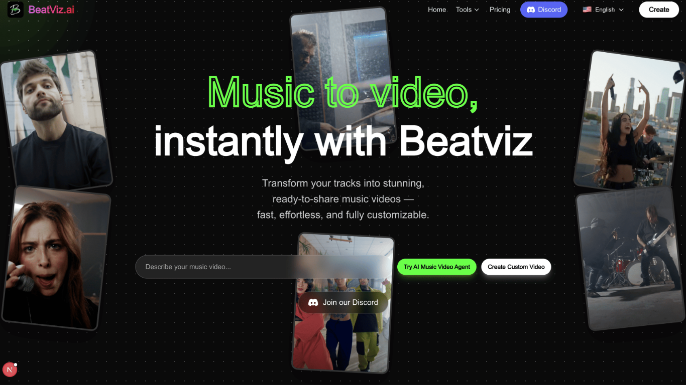 BeatViz AI Music Video Generator