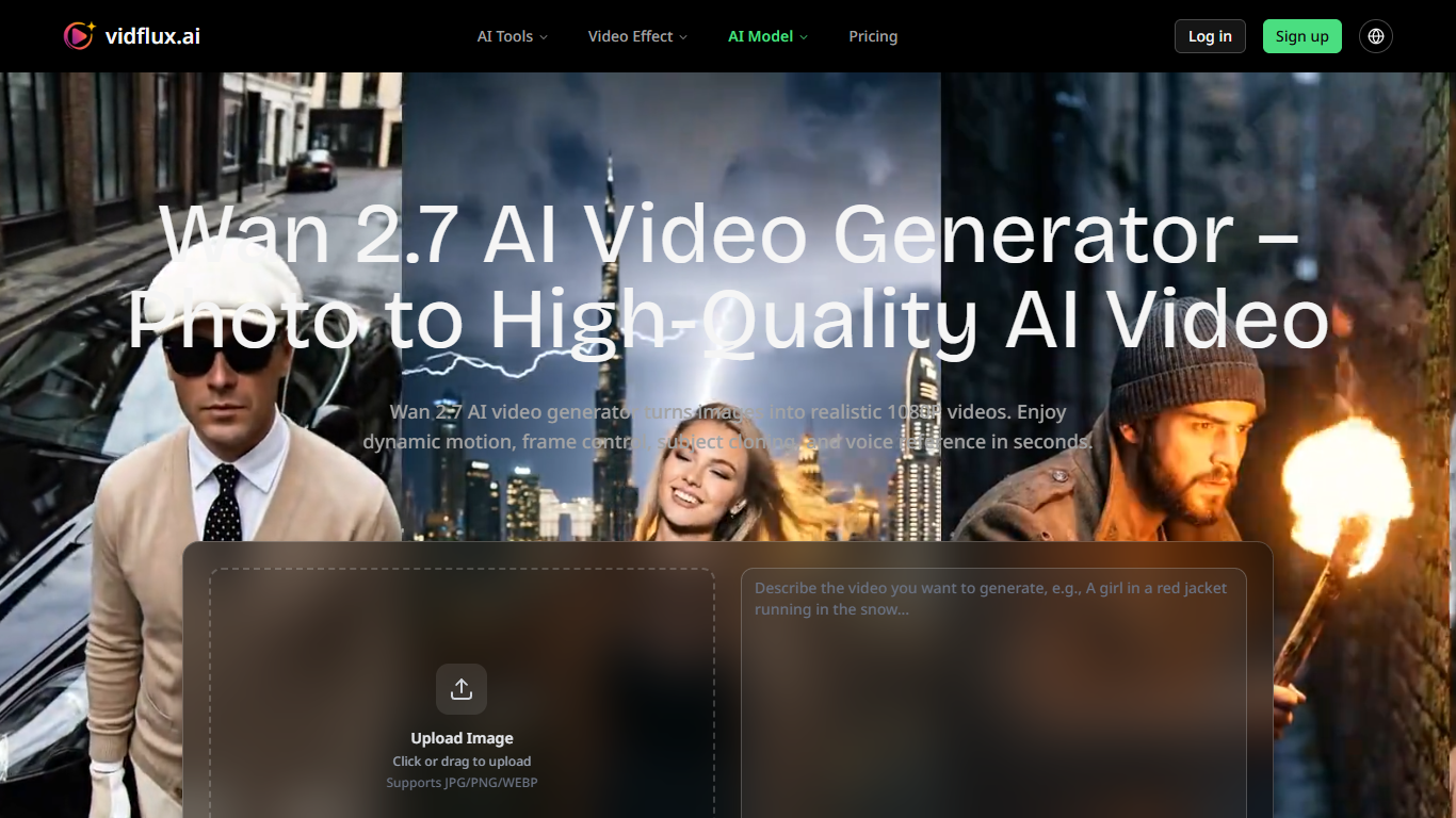 Wan 2.7 AI Video Generator