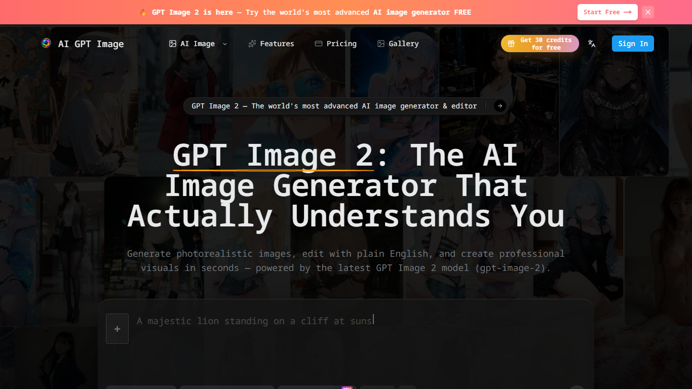 GPT Image 2 by AI GPT Image