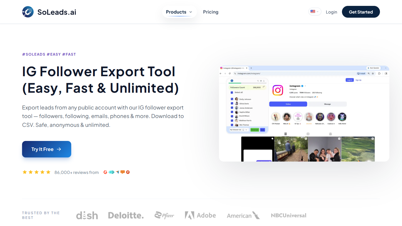 IG Follower Export Tool