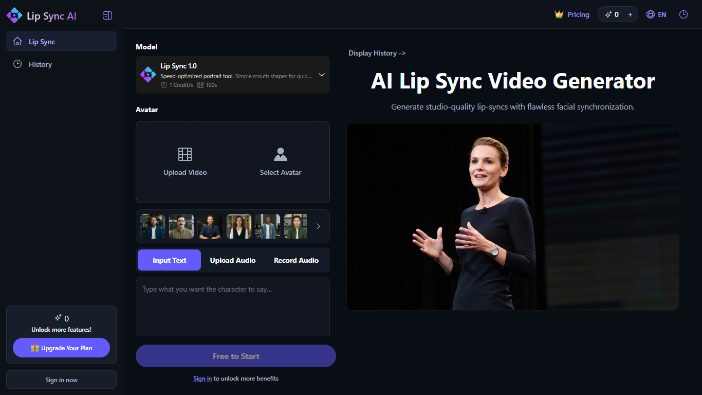 Lip Sync AI