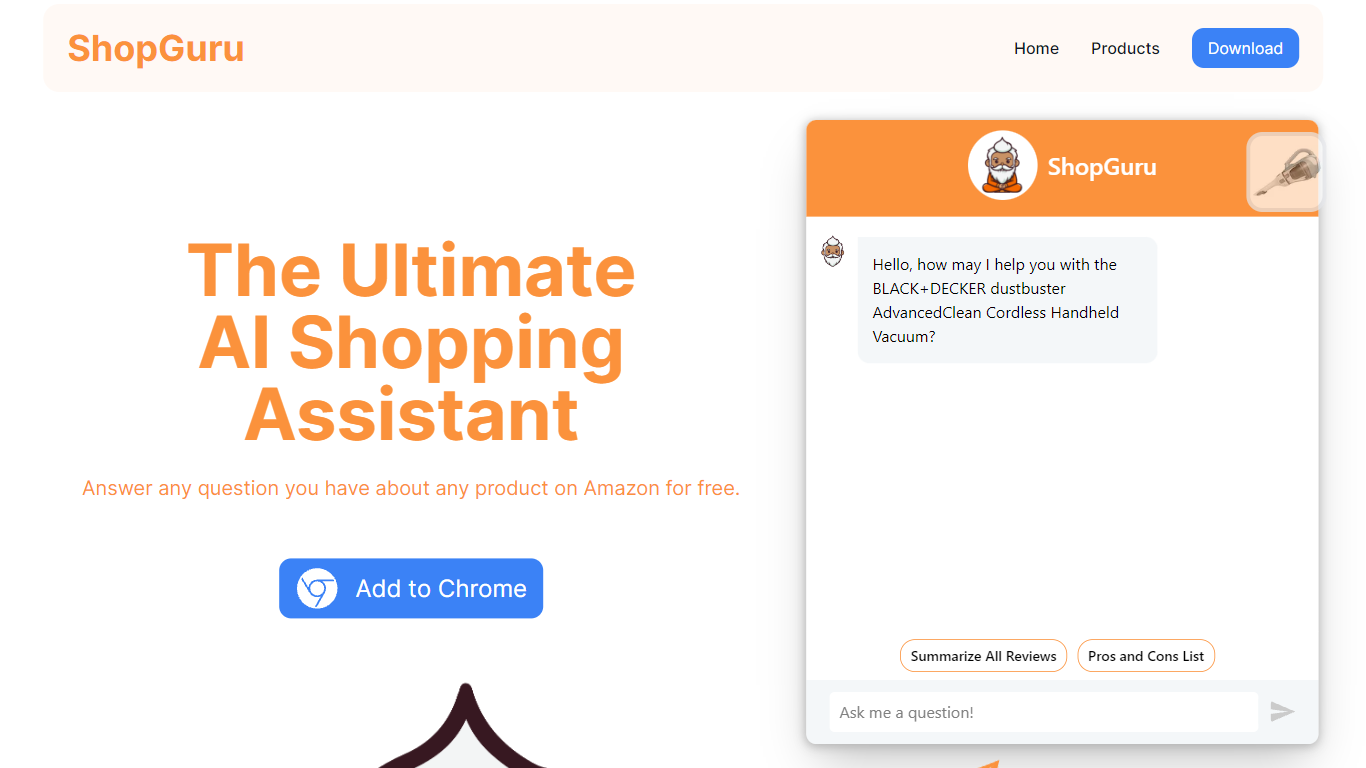 ShopGuru AI