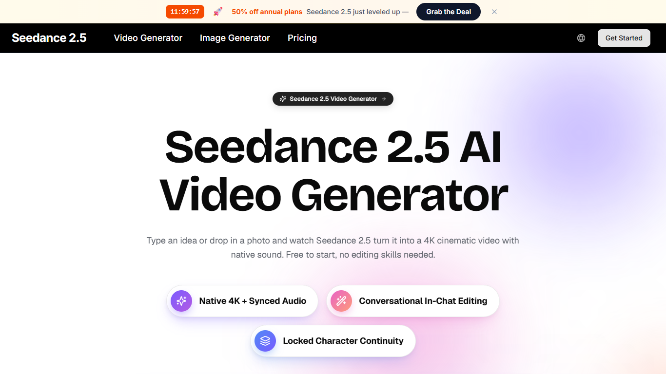 Seedance 2.5 AI Video Generator