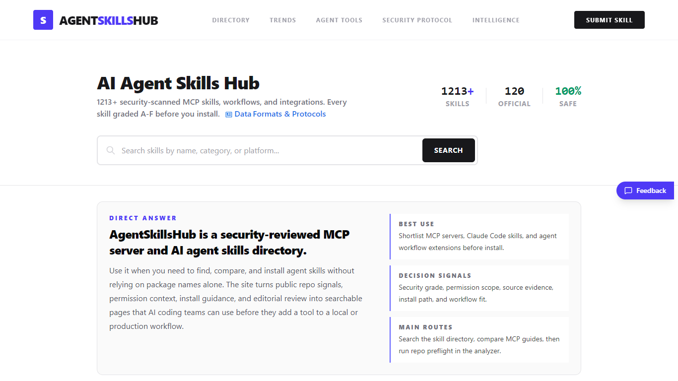 Agent Skills Hub