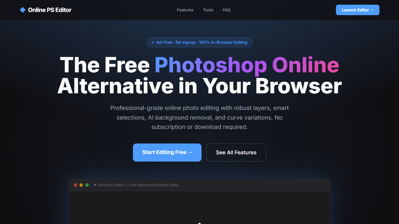 Online PS Editor