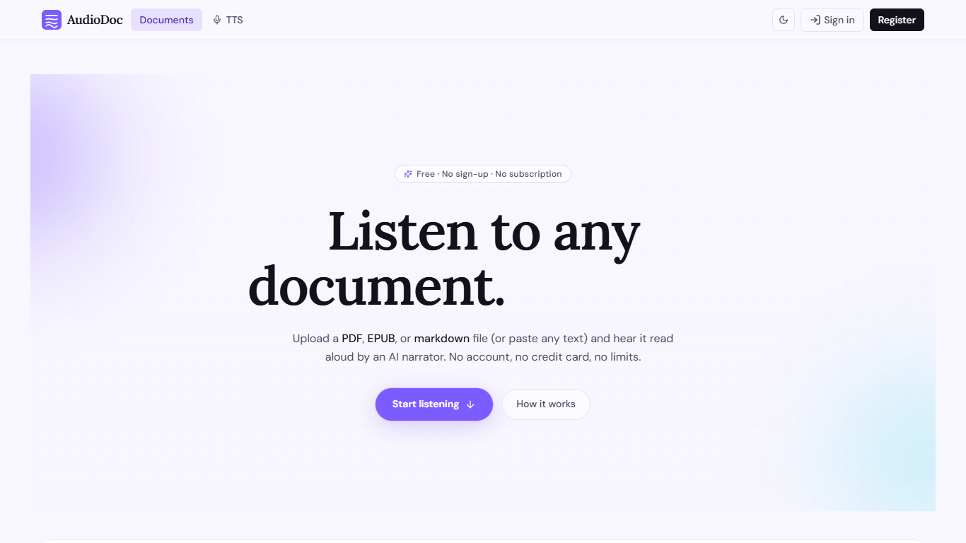 AudioDoc